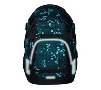coocazoo Sac d'école noir menthe pour fille et garçon - Mate School Backpack Pixel Blox 311599