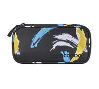 coocazoo Trousse à crayons, compartiment pour compas, compartiment géotriangulaire, compartiment pour emploi du temps, porte-stylo amovible, compartiment supplémentaire à fermeture éclair, à partir de