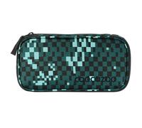 coocazoo Trousse à crayons, compartiment pour compas, compartiment géotriangulaire, compartiment pour emploi du temps, porte-stylo amovible, compartiment supplémentaire à fermeture éclair, à partir de