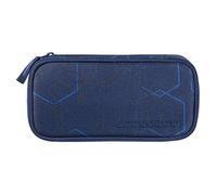 coocazoo Trousse à crayons, compartiment pour compas, équerre, compartiment pour emploi du temps, porte-stylo amovible, poche zippée supplémentaire, à partir de la 3ème classe., Blue Motion - Bleu