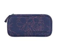 coocazoo Trousse à crayons compartiment pour compas équerre compartiment pour emploi du temps portestylo amovible poche zippée supplémentaire à partir de la 3ème classe. Sweet Rose Violet Rose