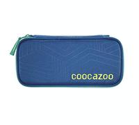 Coocazoo Trousse PencilDenzel « Waveman » Bleue, Trousse à Crayons, Triangle, Compartiment pour Emploi du Temps, Porte-Stylo Amovible, Poche supplémentaire à Fermeture Éclair Taille Unique