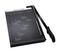 COOCHEER Coupe-papier professionnel pour photos, papier, carton, format A4, noir