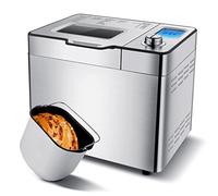 COOCHEER Machine à pain 550 W avec 25 programmes de cuisson, 3 tailles de pain et 3 couleurs de cuisson