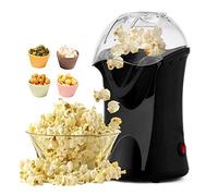 COOCHEER Machine à pop-corn avec verre doseur et couvercle amovible 1200 W