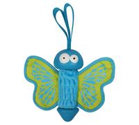 Coockoo Jouet Pour Chien En Caoutchouc Papillon Bleu/Vert 27x20cm Durable