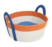 Coockoo Panier pour Chat Crise de Boulimie Orange / Bleu - Confortable Place
