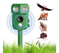 COODAY 2026 Répulsif solaire pour chat de jardin, à ultrasons, avec lumière LED, résistant aux intempéries, IP65, efficace contre les chats, chiens, oiseaux, renards, rats, martres, souris