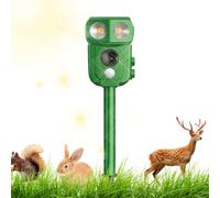 COODAY Repulsif Chat Exterieur Ultrason Solaire 2026, IP44 Imperméable | Charge de Solaire, 110° Détection IR de portée Animaux pour Chats Renards Fouine Chevreuil