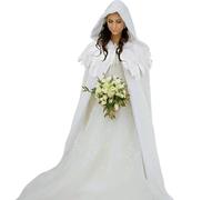 COODED Robe Cloak, Halloween Cosplay Costume, Renaissance Party Costume, Authentic Medieval Renaissance Style, Facile à porter et à entretenir, 210 cm, pour les sorcières, les sorciers et historiques