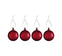 Cooee Design Boule de Noël Gry Marble Ø5 cm Rouge profond