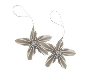 Cooee Design Décoration de Noël Paper Stars Naturel