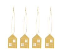 Cooee Design Décoration de Noël Town House 6 cm Laiton