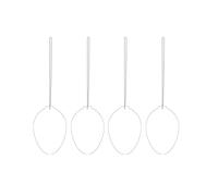 Cooee Design Décoration de Pâques, Acier Inoxydable, Blanc, 1 cm