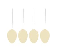 Cooee Design Décoration de Pâques Easter Deco œuf Lot de 4 Light yellow