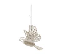 Cooee Design Décoration suspendue en forme d'oiseau en papier Sable