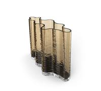 Cooee Design Gry Wide Vase en Verre Cognac 24 cm