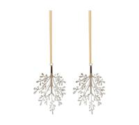Cooee Design Mistletoe suspension de Noël. lot de 2 Acier inoxydable. 20 cm