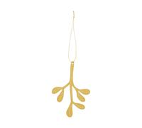 Cooee Design Mistletoe suspension de Noël. lot de 2 Laiton. 12 cm