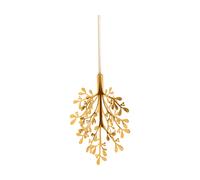 Cooee Design Mistletoe suspension de Noël. lot de 2 Laiton. 29 cm