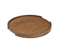 Cooee Design Plateau Woody Chêne teinté foncé. Ø35 cm