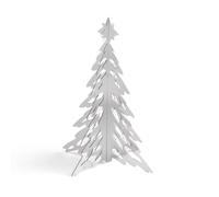 Cooee Design Sapin décoratif Pinetree 15 cm Acier inoxydable