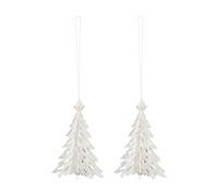 Cooee Design Suspension décorative Paper Pinetree lot de 2 Naturel
