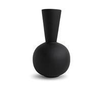 Cooee Design Trumpet Flower HI-028-29-BK Vase en céramique Noir/Noir Ø 17 x 30 cm Ø 17 x H 30 cm
