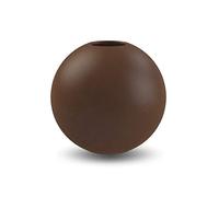 Cooee Design Vase sphérique, en céramique, Coloris café, 10 cm