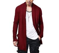 COOFANDY Mode pour homme | Doux et confortable, léger drapé, parfait pour un usage quotidien, Halloween, homme brûlant avec poches latérales