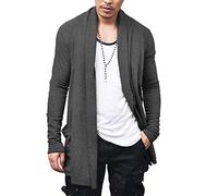 COOFANDY Mode pour homme | Doux et confortable, léger drapé, parfait pour un usage quotidien, Halloween, homme brûlant avec poches latérales