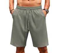 COOFANDY Short Homme Pantalons de Sport Taille Elastique Bermuda Jogging Homme Cuissard Running Short Trail Vert Armée M