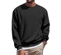 COOFANDY Sweat-Shirt Homme À Col Rond en Polaire Pull Décontracté