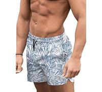 COOFANDY Swim Briefs Style de Coffre Homme | Short de bain deux poches zippées avec cordon de serrage pour les vacances à la plage, les fêtes, les croisières et le