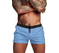 COOFANDY Swim Briefs Style de Coffre Homme | Short de bain deux poches zippées avec cordon de serrage pour les vacances à la plage, les fêtes, les croisières et le