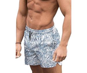 COOFANDY Swim Briefs Style de Coffre Homme | Short de bain deux poches zippées avec cordon de serrage pour les vacances à la plage, les fêtes, les croisières et le