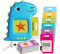 Coogam Cartes flash parlantes, 224 mots de site, orthophonie, autisme, jouets éducatifs pour enfants autistes, cadeaux éducatifs pour enfants de 3, 4, 5 ans
