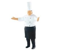 Cook Chef Figurines Scène de construction Figurines peintes à l'échelle 1:64 Chef Blanc 5, Chef de Cuisine