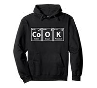 Cook (Co-O-K) Éléments périodiques Orthographe Sweat à Capuche