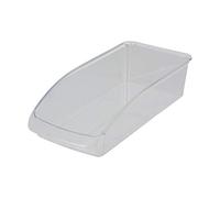 COOK CONCEPT Bac de Rangement Frigo en Polystyrène 15x32x8 cm Aléatoire | Polystyrène, bac de rangement frigo, optimise l'espace, transparent, placards tiroirs, format 15x32x8 cm, coloris aléatoire