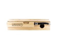 COOK CONCEPT Bistrot Kd3158 Laguiole Cave À Saucisson et Couteau Bois Beige 32,7 X 10,8 X 7,7 cm
