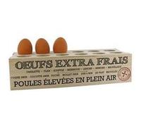 COOK CONCEPT Rustic Wooden Egg Box