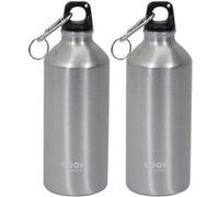 Cook Concept - Bouteille de transport simple paroi 60 cl (Lot de 2) Argent G