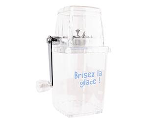 COOK CONCEPT Broyeur à Glace Pilée à Manivelle en Inox Transparent