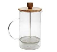 COOK CONCEPT Cafetière à Piston en Verre 85 ccents en Acacia