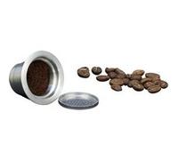 COOK CONCEPT - KA4558 Capsule Réutilisable en Acier Inoxydable pour Nespresso - Conçue pour Café et Apéritif - Facile d'Entretien - Dimensions 27 x 37 x 37 mm - Couleur Inox