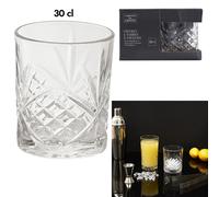 COOK CONCEPT Coffret 4 verres à cocktail - 34 cl