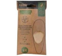 Cook Concept - Cuillère de dégustation en bambou (Lot de 4) NC G