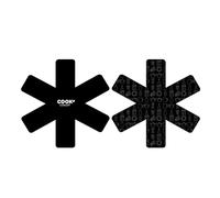 COOK CONCEPT Cuisy KB5469 Protège Poêle Feutrine Marron/Gris/Blanc/Noir/Rouge/Orange/Vert/Violet/Beige 37, 5 x 37, 5 x 0, 2 cm 2 Pièces *Coloris Aléatoire*