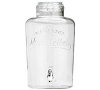Cook Concept, KA0099, Fontaine à Boisson en Verre Transparent 10 Liitres, Géante, Design en Verre, Large Ouverture au Sommet, Équipée d'un Robinet, idéale pour barbecues, Pique-niques